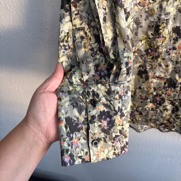 MUNTHE Floral Patterned Button Down Shirt - Picture 4 of 6